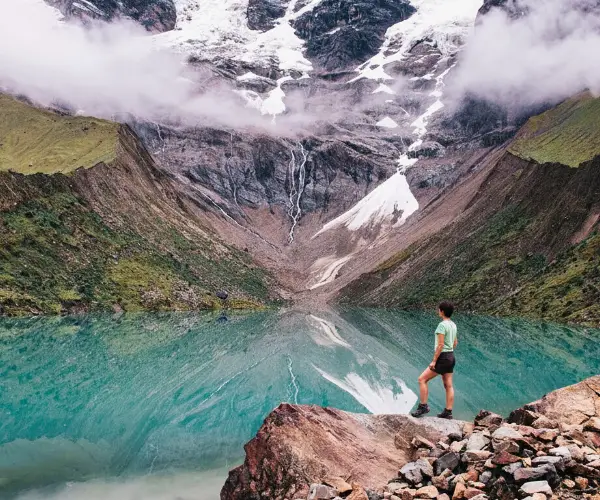 Humantay Lake view